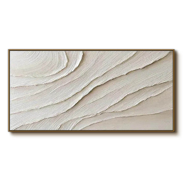 Soft Neutral Tones Textured Wall Art - Elegant Contemporary Decor - Wander - Hues Art Lab