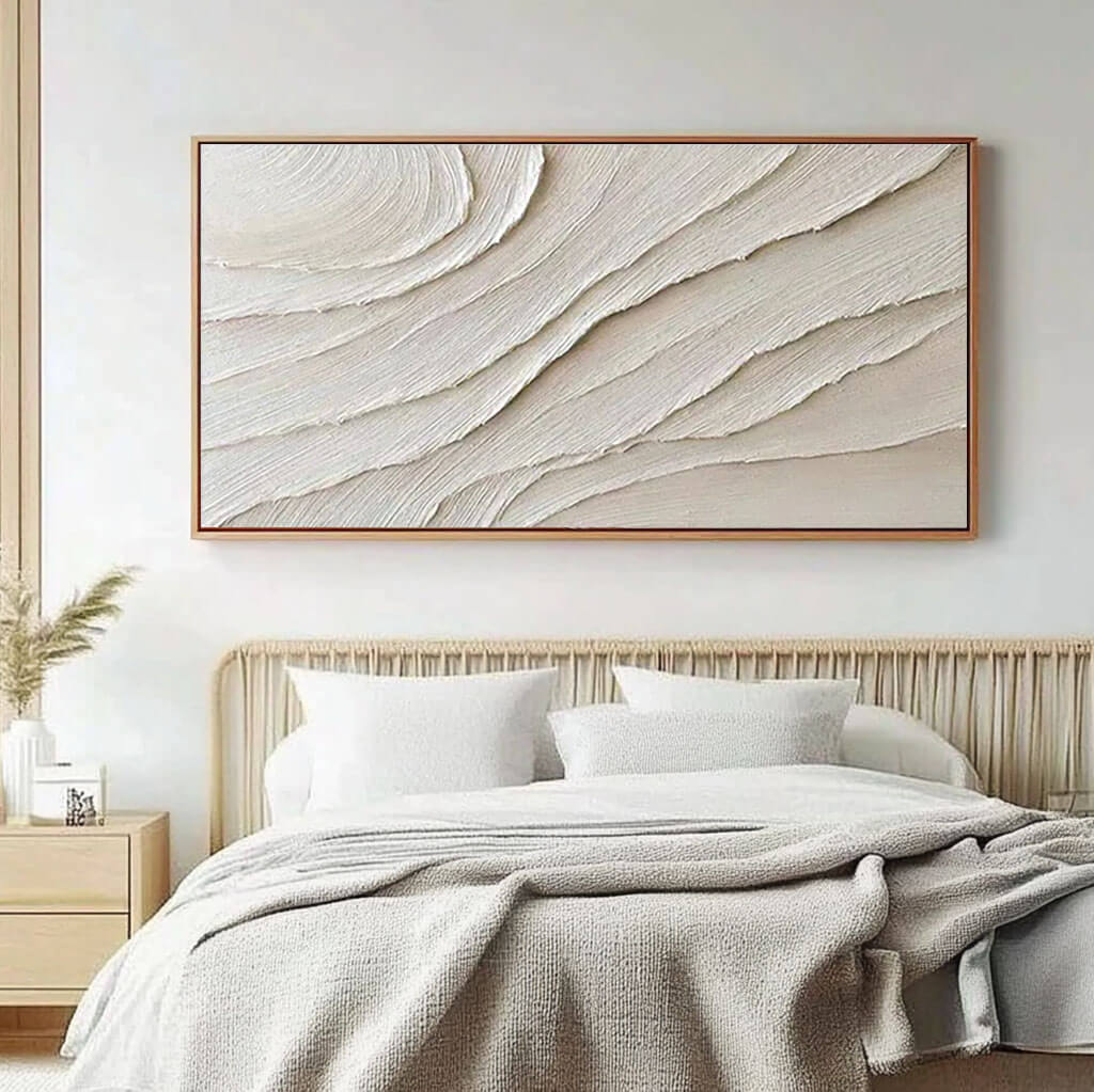 Soft Neutral Tones Textured Wall Art - Elegant Contemporary Decor - Wander - Hues Art Lab