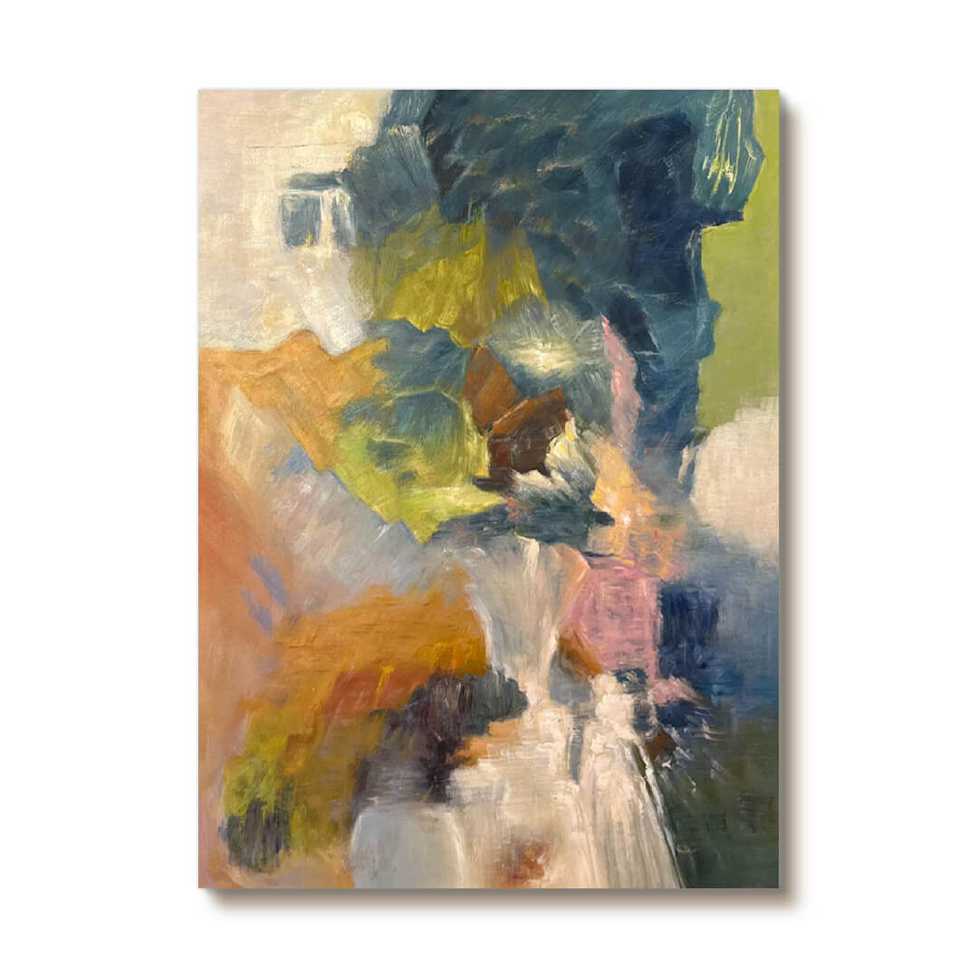 Modern Abstract Oil Painting - Dreamy Brushstrokes and Bold Hues ...