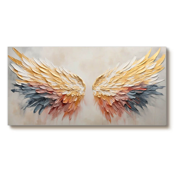 Wings - Large Textured Canvas Art Painting